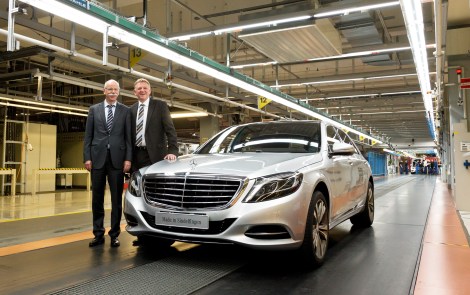 Produktionsstart für die neue S-Klasse im Mercedes-Benz Werk Sindelfingen