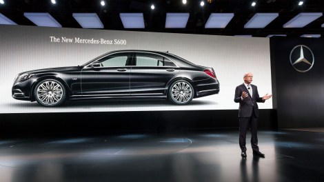 Mercedes-Benz auf der North American International Autoshow 2014 in DetroitDr. Dieter Zetsche, Vorstandsvorsitzender der Daimler AG und Leiter Mercedes-Benz Cars, präsentiert den S 600 in Detroit.Mercedes-Benz at the North American International Autosho