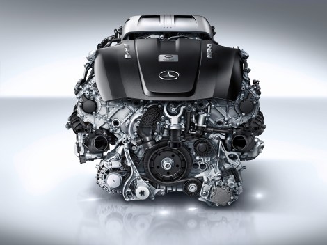 Mercedes-AMG 4.0-Liter Biturbo-Motor (M 178); 2014