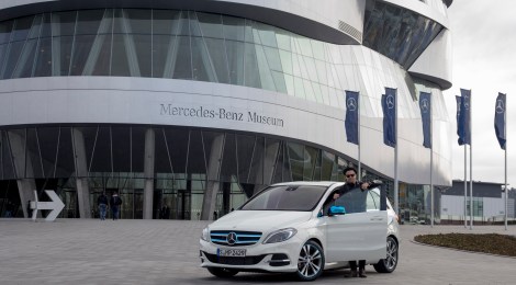 Besuch von OneRepublic bei Mercedes-Benz
